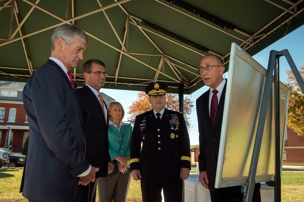 Secretary of defense hosts farewell ceremony for Army Secretary John McHugh