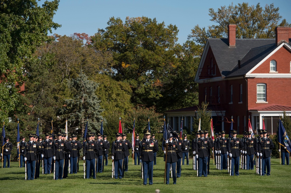 Secretary of defense hosts farewell ceremony for Army Secretary John McHugh