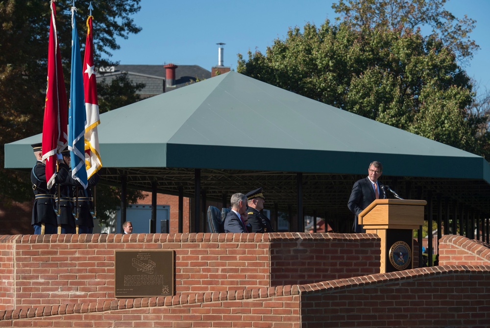 Secretary of defense hosts farewell ceremony for Army Secretary John McHugh