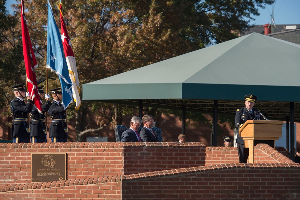 Secretary of defense hosts farewell ceremony for Army Secretary John McHugh