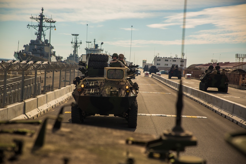 Delta Co., 4th LAR Bn. Prepares for Long Road Ahead in Trident Juncture 2015