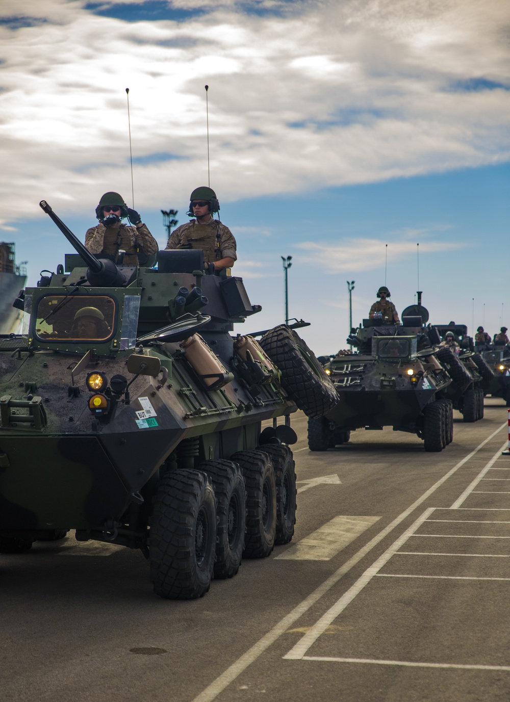 Delta Co., 4th LAR Bn. Prepares for Long Road Ahead in Trident Juncture 2015