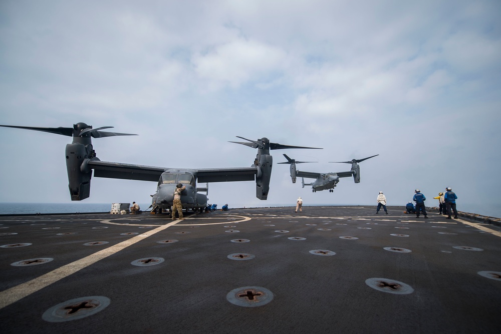 USS Rushmore operations