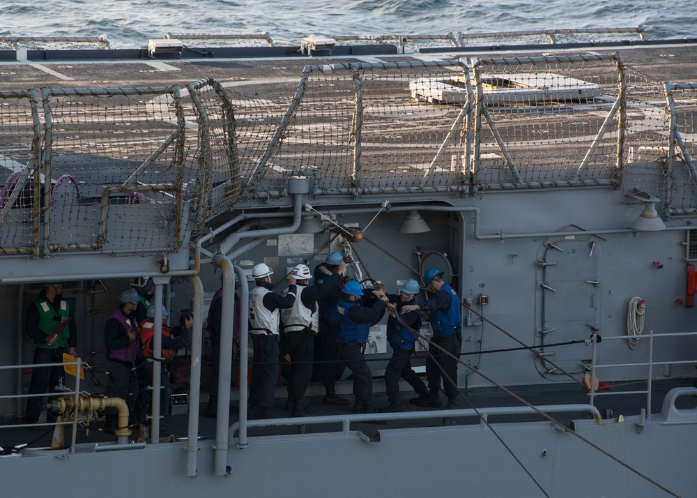 USS Ronald Reagan action