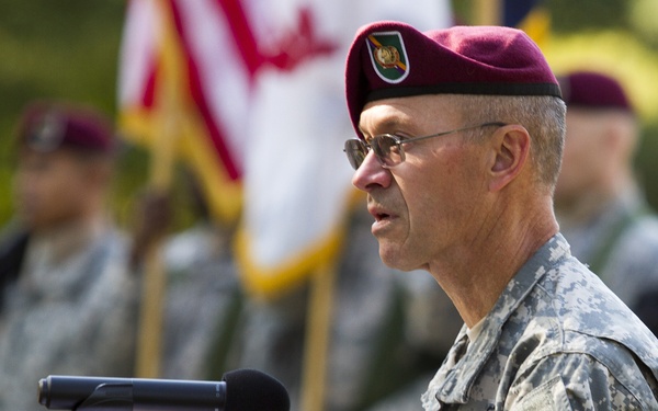 Fort Bragg-based Army Reserve two-star command changes senior enlisted Soldier