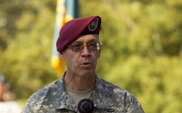 Fort Bragg-based Army Reserve two-star command changes senior enlisted Soldier