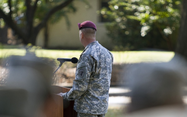 Fort Bragg-based Army Reserve two-star command changes senior enlisted Soldier