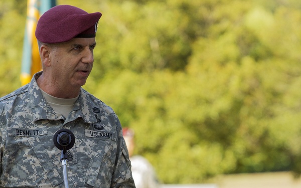 Fort Bragg-based Army Reserve two-star command changes senior enlisted Soldier