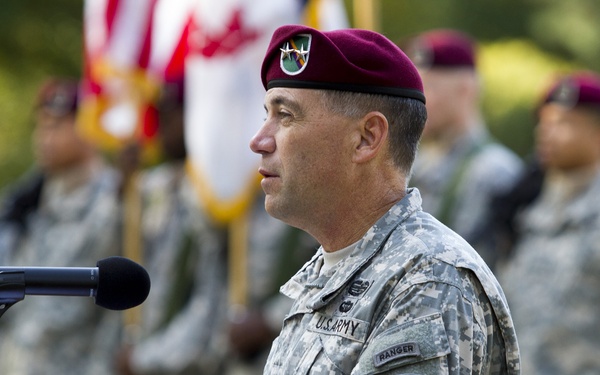 Fort Bragg-based Army Reserve two-star command changes senior enlisted Soldier