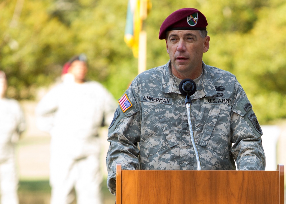 Fort Bragg-based Army Reserve two-star command changes senior enlisted Soldier