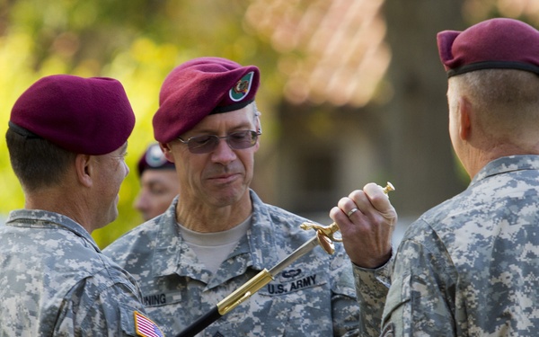 Fort Bragg-based Army Reserve two-star command changes senior enlisted Soldier