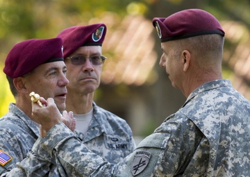 Fort Bragg-based Army Reserve two-star command changes senior enlisted Soldier