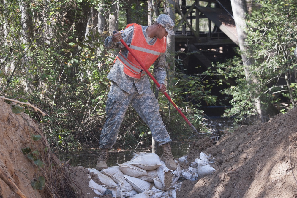 SC Guard engineers repair and reopen washed out road