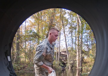 SC Guard engineers repair and reopen washed out road