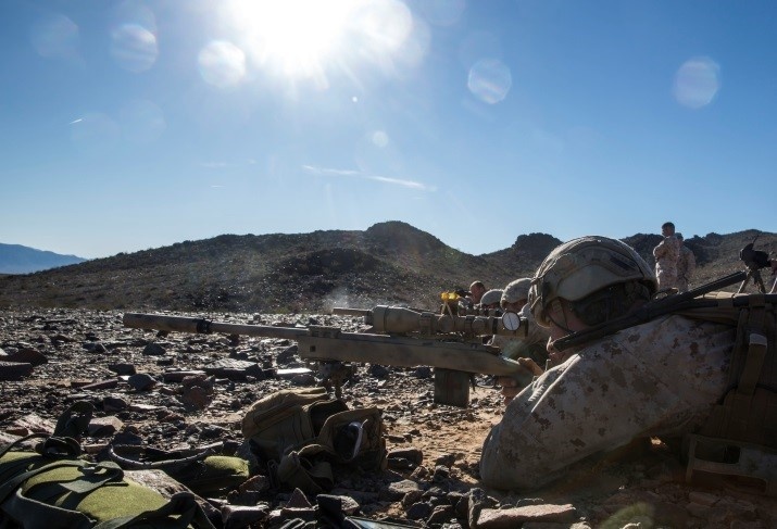 1/8 snipers conduct marksmanship assessment at ITX 1-16