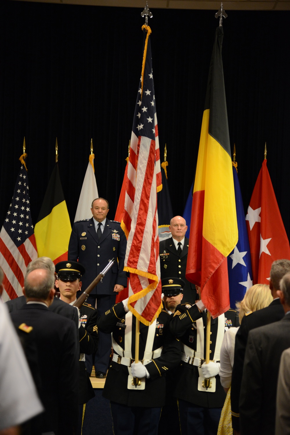 Retirement ceremony for Lt. Gen. Hogg