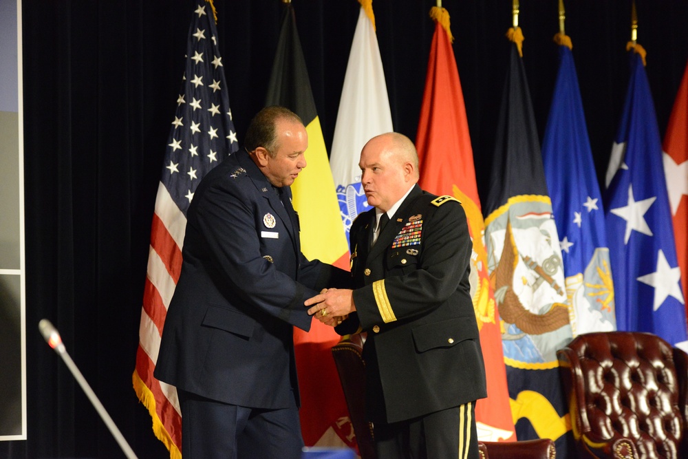 Retirement ceremony for Lt. Gen. Hogg