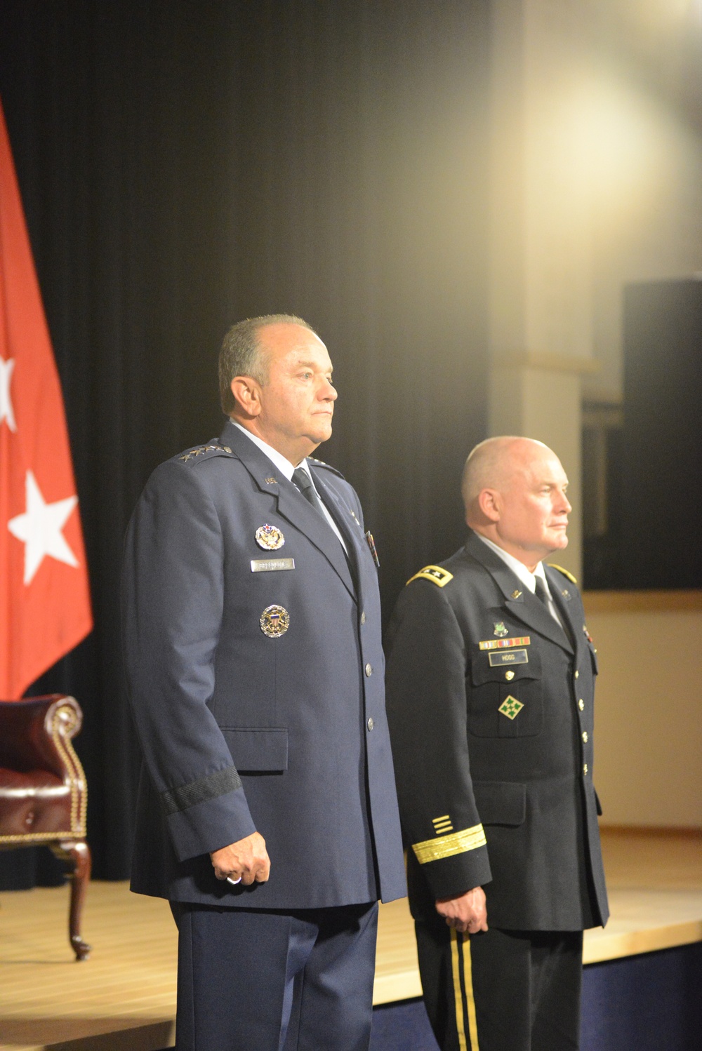 Retirement ceremony for Lt. Gen. Hogg