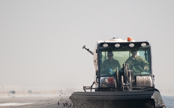 Civil Engineer teams come together to maintain runway, ensure combat airpower