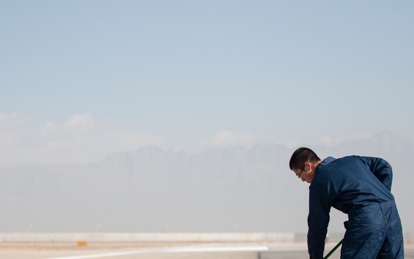 Civil Engineer teams come together to maintain runway, ensure combat airpower