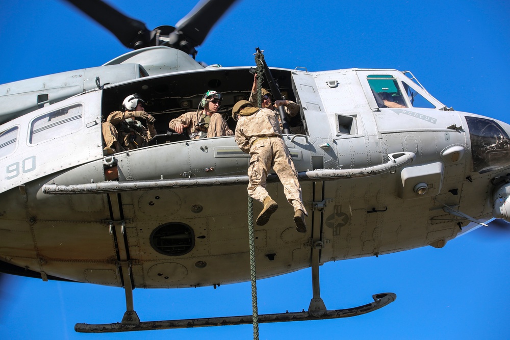 Making the descent: Marines hone fast-roping skills