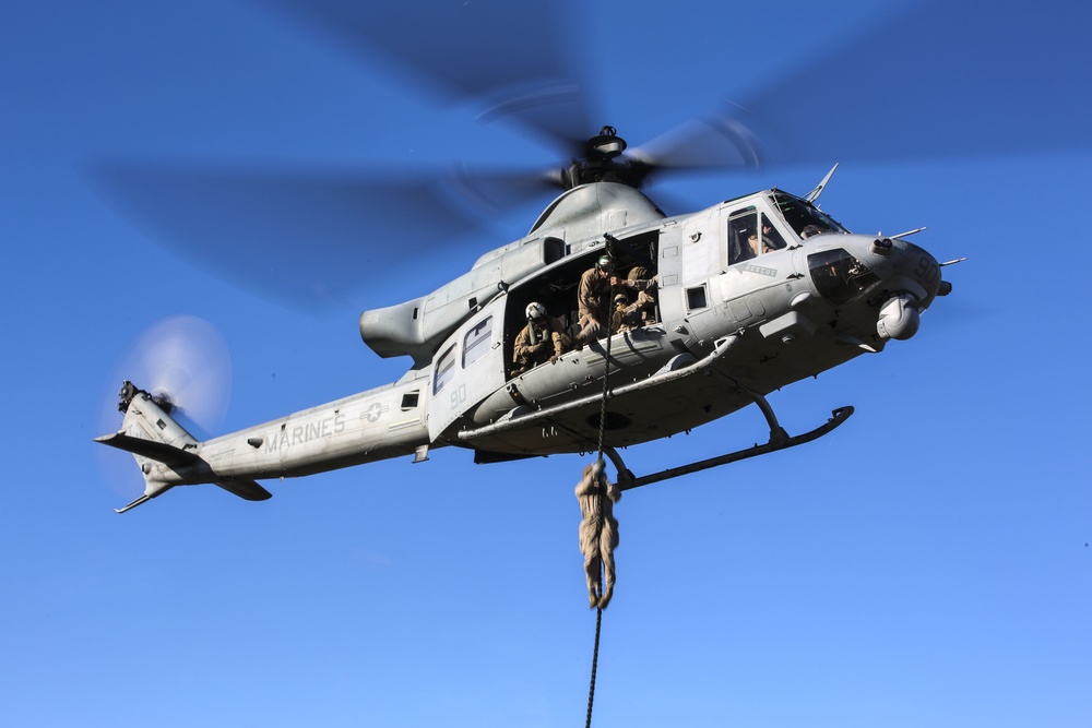 Making the descent: Marines hone fast-roping skills