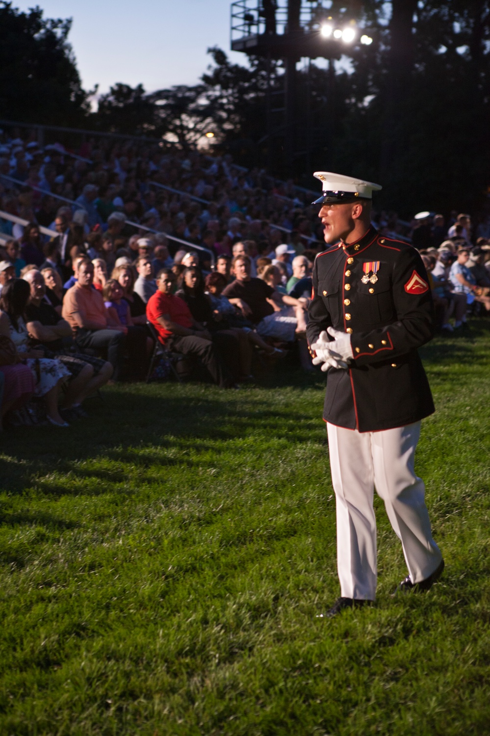 Evening parade