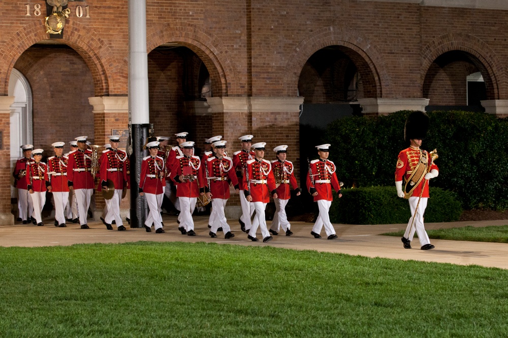 Evening parade