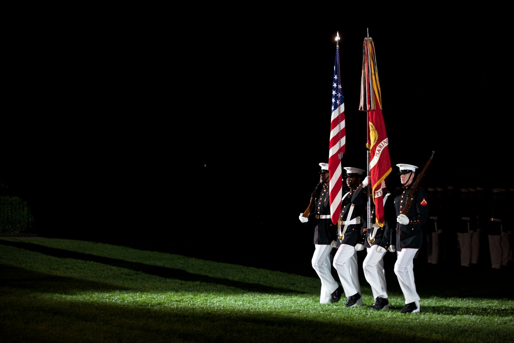 Evening parade