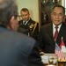 Secretary of defense hosts honor cordon for Indonesian MoD