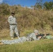Drill sergeant observes firing
