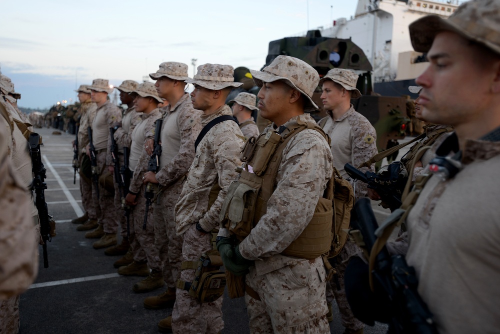 U.S. Marines Convoy from Rota to Almeria, Spain, during Trident Juncture 2015