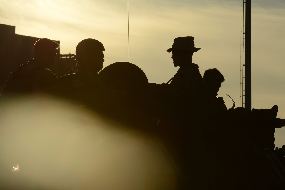 U.S. Marines Convoy from Rota to Almeria, Spain, during Trident Juncture 2015