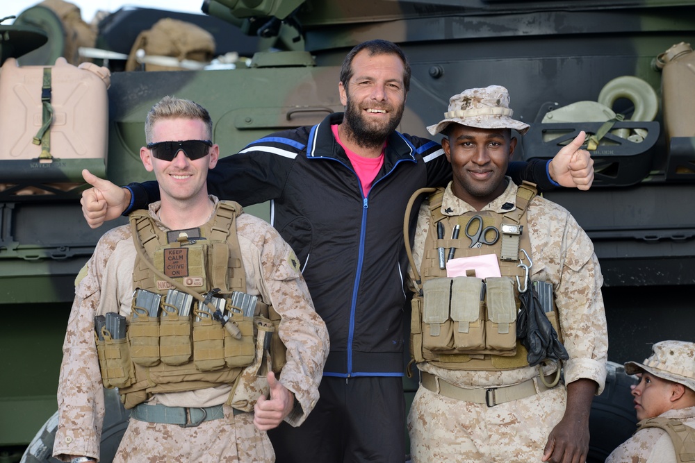 U.S. Marines Convoy from Rota to Almeria, Spain during Trident Juncture 2015