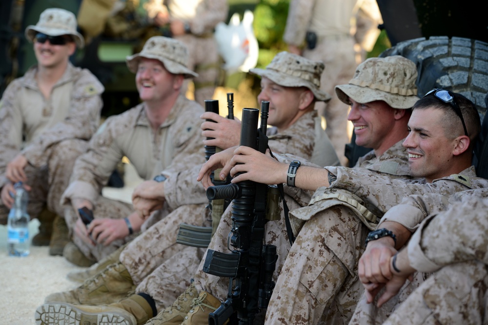 U.S. Marines Convoy from Rota to Almeria, Spain, during Trident Juncture 2015