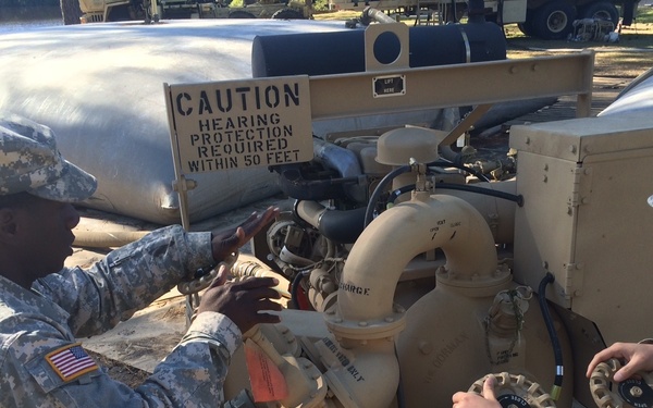 127th Quartermasters purify Fort Jackson water