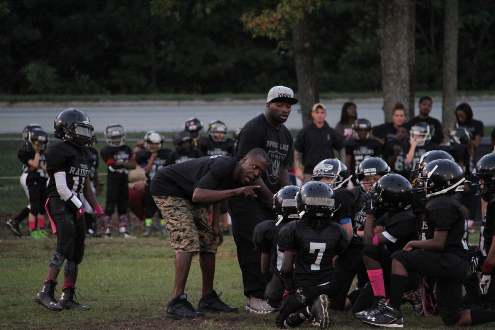 Fort Bragg leaders give back to local community through coaching