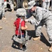 Local Army Reserve Soldiers work to improve their community