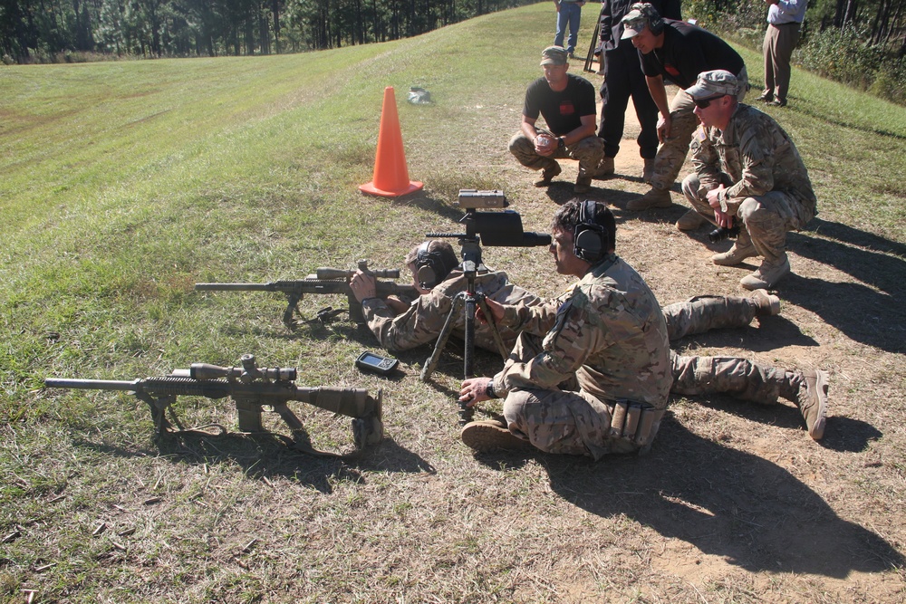 A view inside the 2015 International Sniper Competition