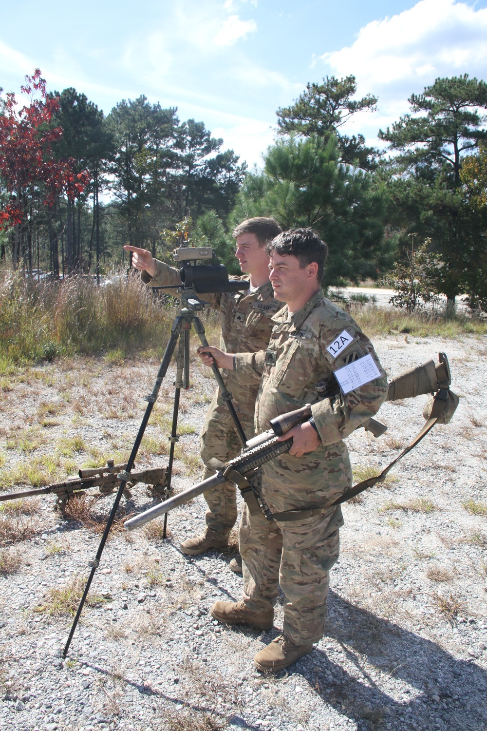 A view inside the 2015 International Sniper Competition