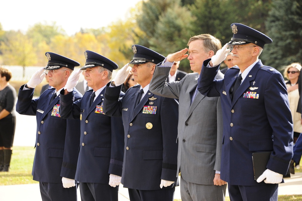 Air Force Maj. Gen. John L. France (retired) memorial service