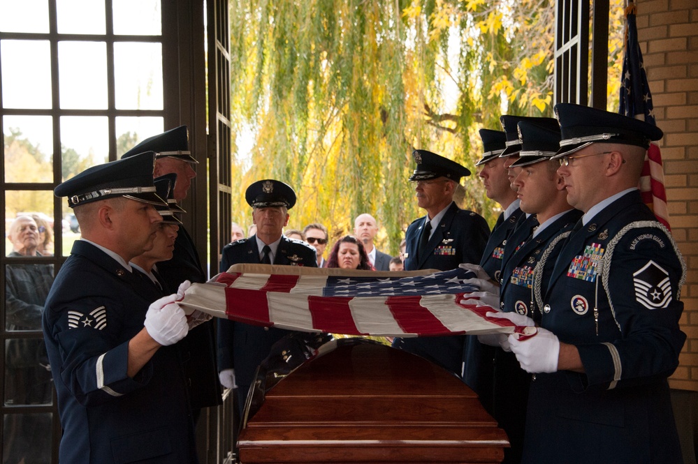 Air Force Maj. Gen. John L. France (retired) memorial service