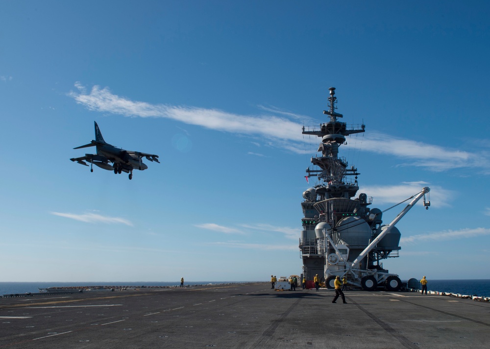 USS Boxer flight operations