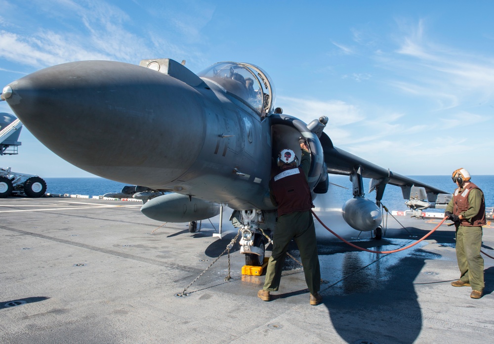 USS Boxer flight operations