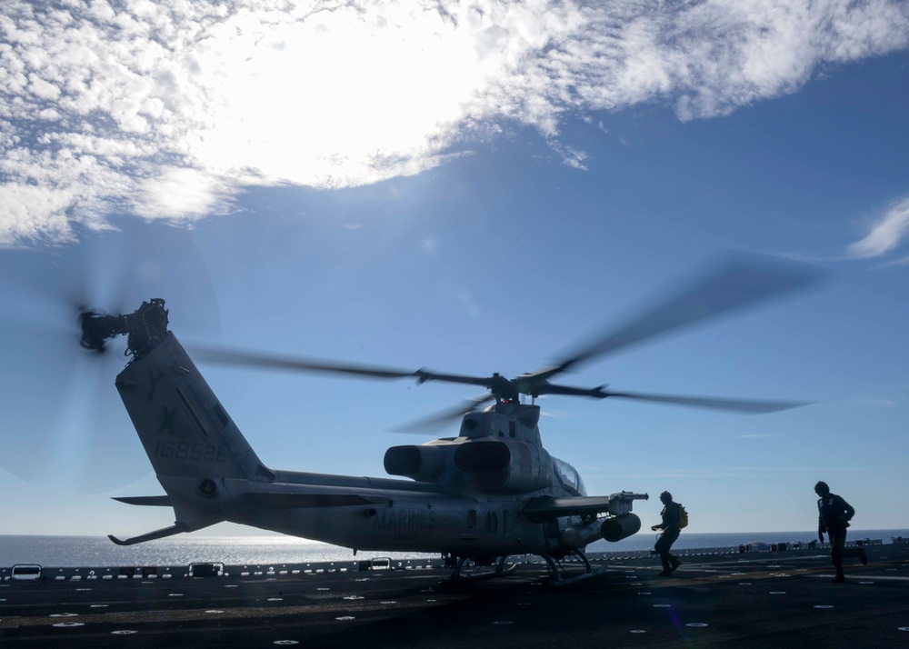 USS Boxer flight operations