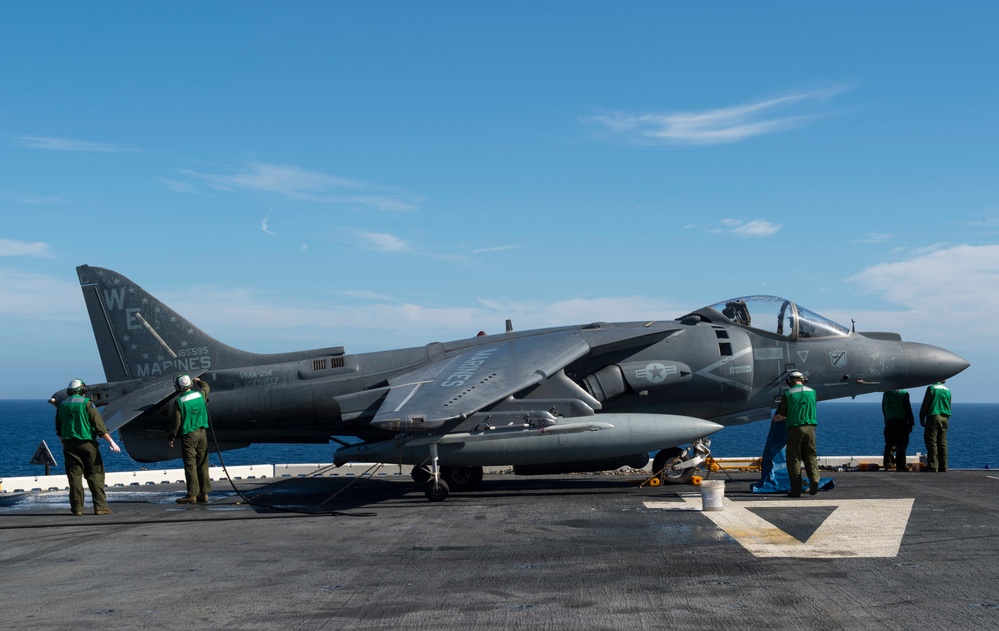 USS Boxer flight operations