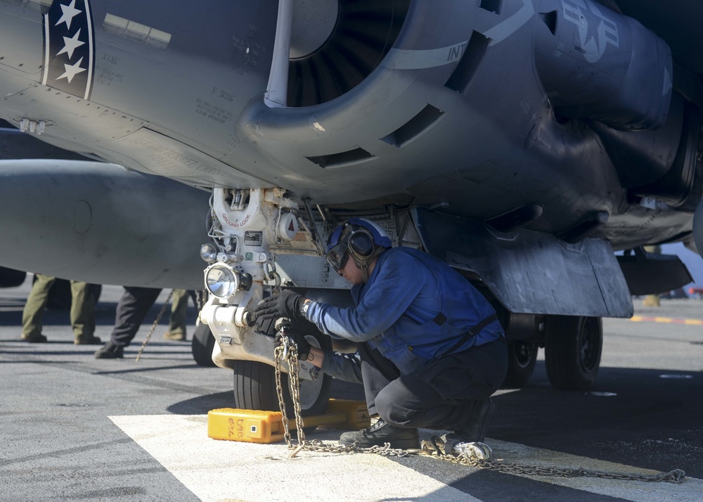 USS Boxer flight operations