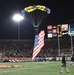 Leap Frogs perform at college football game