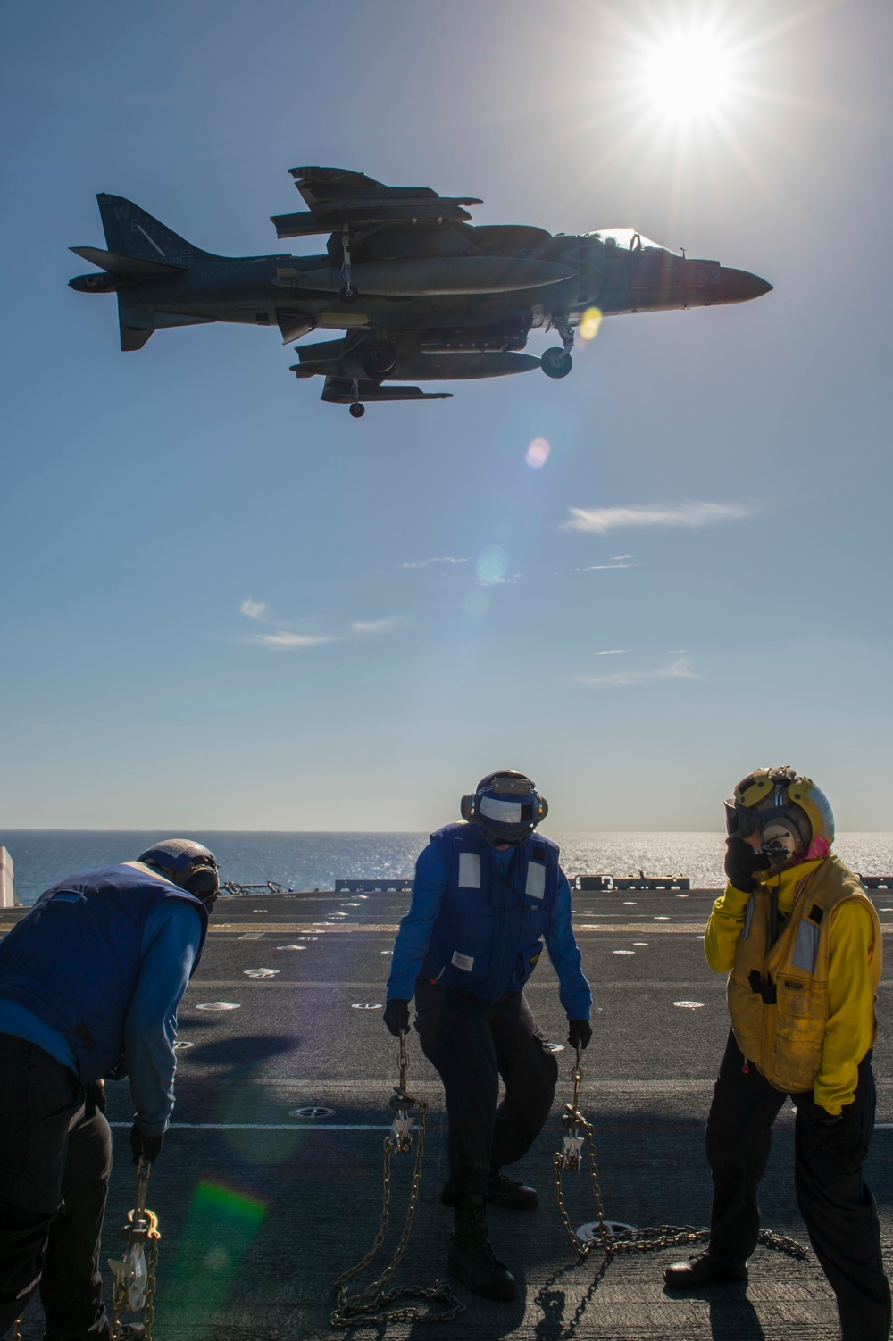 USS Boxer flight operations