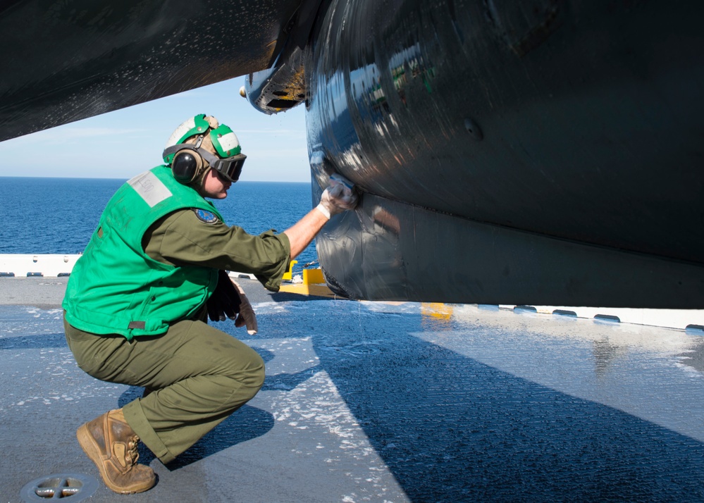 USS Boxer flight operations